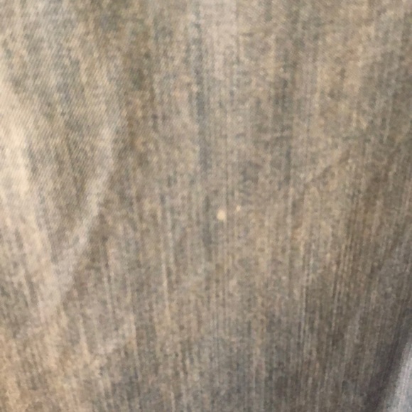 Denim tank, lighter wash, stitch detail. - Picture 4 of 6